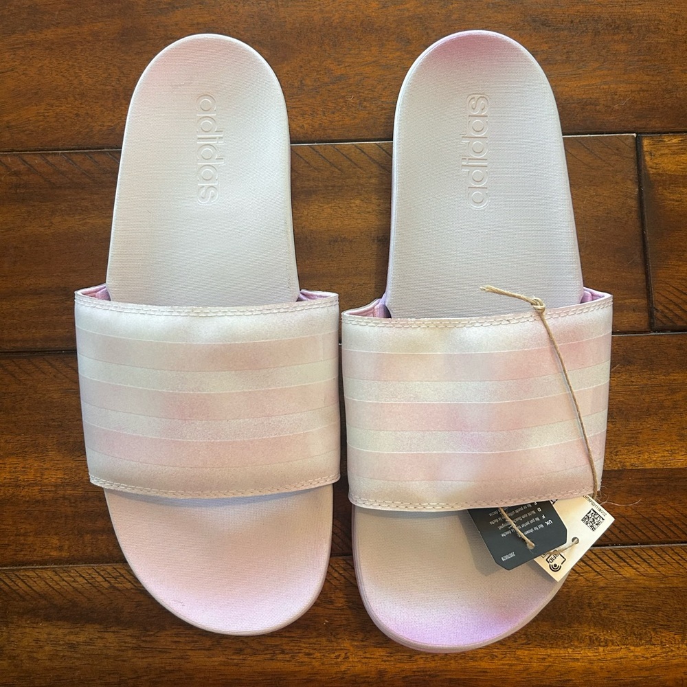 Adidas Pink Slide Sandals
